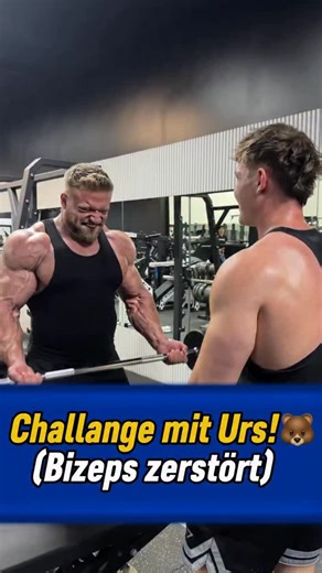 Die härteste Bizeps-Challenge mit @the.miraclebear 🐻💪🏽 Urs „Finisher💀“ hat mich komplett zerstört… Das Prinzip ist simpel - ihr gebt euch eine Langhantel hin und her, starten mit je 10 Wiederholungen und reduzieren jede Runde um eine, bis jeder von euch nur noch eine Wiederholung machen muss. ➡️die perfekte Challange für zwei Gymbros Danke an Urs für das heftige Training und die Motivation❤️👊🏽 🦈GYMSHARK Code: LAT10 💊ESN Code: LAT (*ANZElGE) #muskelaufbau #gymbro #fitnessstudio #gym #body