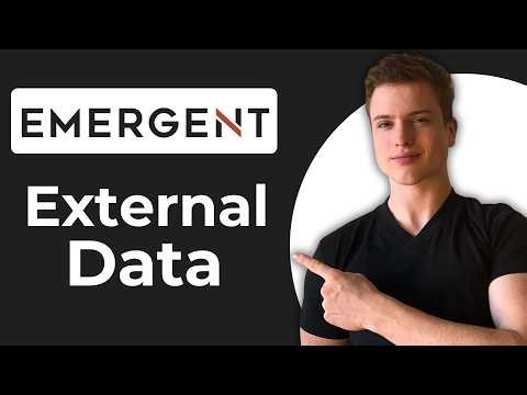 How To Use External Data Sources In Emergent AI (Full Guide)