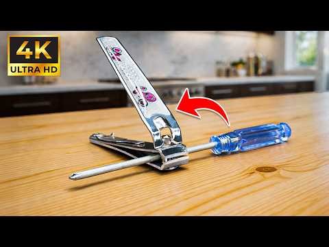 The World's Sharpest Nail Clippers! Easy Way To Sharpen A Nail Clippers To Razor Sharpness