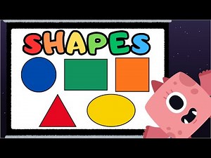 Shapes - Circle, Triangle, Square, Rectangle, Oval / English Educational Videos For Kids