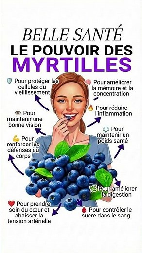 LE POUVOIR DES MYRTILLES 🫐