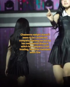 She’s clearly sick and what is MODHAUS doing?? #tripleSchaewon #kimchaewon #tripleS #yellowfont #kpopfyp