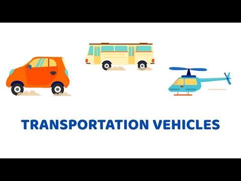 Transportation Vehicles for Toddlers | Learn Vehicles