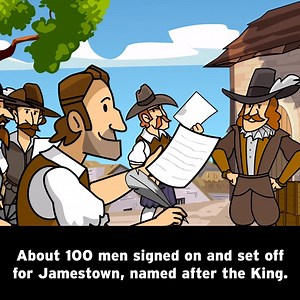 Mosquito-infested swamps. Dwindling supplies. A confederacy of tribes that already lived on the land. That's just a taste of what settlers faced in their attempts to found Jamestown, the first permanent English colony in America! Learn more about Jamestown in today's Featured Movie! (and don't forget to also watch part 2!) https://brnpop.co/3fbXwvf | BrainPOP | Facebook