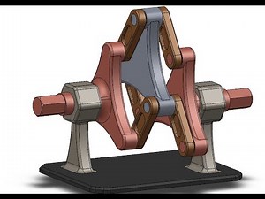 Schmidt coupling animation by solidworks 2019
