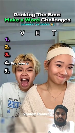 Ranking The Best Make a Word Challenge moments 😜