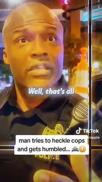 guy annoys cops gets humbled #fyp #police #policevideos #caughtoncamera