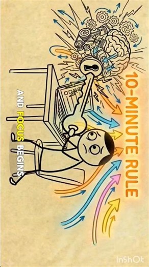 The 10-Minute Rule That Rewires Your Brain #productivity#selfimprovement#procrastination