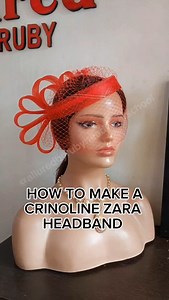 1.7K reactions · 65 comments | DAY 11 HEADWEAR MAKING CHALLENGE How to make Crinoline Zara Headband. Who is loving this challenge? | Allured By Ruby | Facebook
