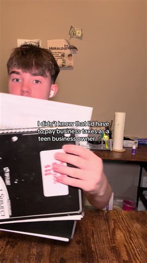 Taxes 🥲 #treatmaker #dippedbyryder #teenentrepreneur #taxes #tiktok | Business Owner