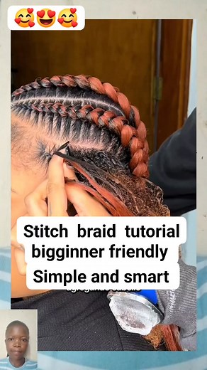 131K views · 1.6K reactions | Stitch braid tutorial bigginner friendly #braids #braidstyles #hairtutorial | Preco beauty salon | Facebook