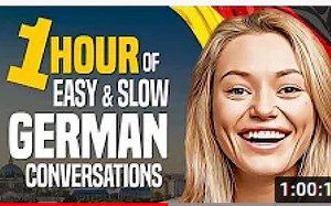 【英德字幕】learn GERMAN_ A 1-HOUR 初学者必看 超全的德语对话日常生活