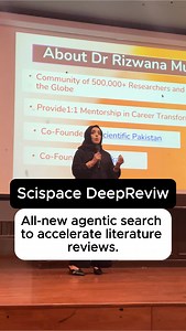 15K views · 188 reactions | Explore New Era of Literature Reviews with Agentic Search of SciSpace Deep Review Deep Review UTM link: https://typeset.io/search?via=rizwana-mustafa Browser control waitlist link: https://form.typeform.com/to/DKHGHcoL Codes: RIZDR40 — offers 40% off on advanced annual plan RIZDR20 — offers 20% off on advanced monthly plan | Dr Rizwana Mustafa | Facebook