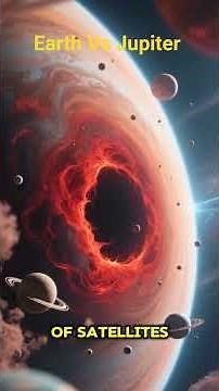 Earth vs Jupiter – The Ultimate Cosmic Showdown! #space #shorts #universe
