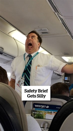 Pre-flight Safety Brief Gets Silly 😂 | VT