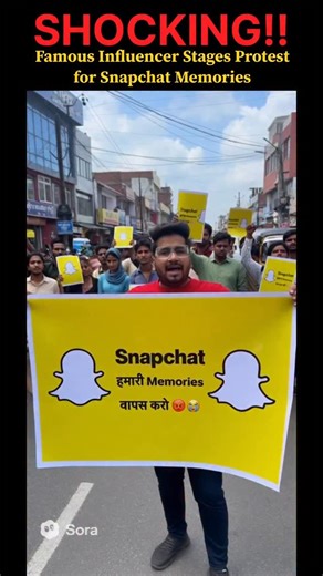Chirag Bajaj | TechOG on Instagram: "Snapchat humari yaade vapis karo😡. . . [snapchattips,snapchat,photos,videos,memories,storage,databackup,backup,relatable,sora,funny] . Starting in October 2025, Snapchat will limit free users to 5GB of storage for their Memories and will begin deleting data that exceeds that limit after a 12-month grace period. Snapchat users will have three options for data exceeding 5GB: pay for more storage, download their Memories, or allow the excess data to be deleted.