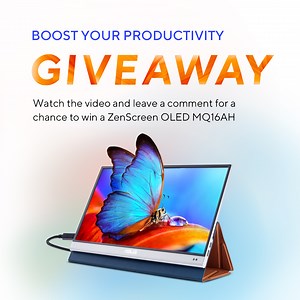 26K views · 92 reactions | Ready to unleash your productivity anywhere? Watch + comment your favorite feature or how the #ZenScreen OLED MQ16AH can #BoostYourProductivity.️曆 Learn more. ➡️ https://asus.click/business_monitors | ASUS | Facebook