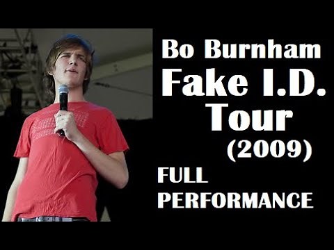 Bo Burnham | Fake I.D. Tour (2009) | Full Show at Aladdin Theater