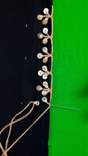 New & Trendy Hand Embroidery Border Design for Dresses 2026 . . . #embroidery #cute #borderline #EmbroideryArt #threads #leafdesign #dress | Cherry Blossom