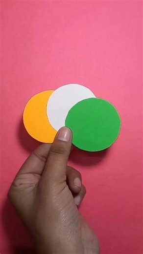 republic diy tricolour brooch✨️#shorts #youtubeshorts #craft #diy