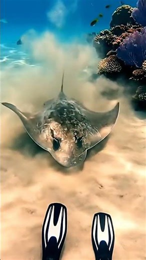 My Heart STOPPED! 🛑 I had NO IDEA this giant stingray was right there! 😱