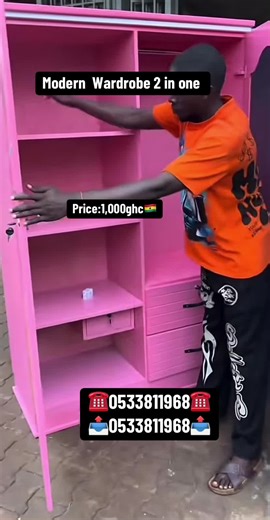 Modern 2-in-1 Wardrobe for Affordable Interior Design