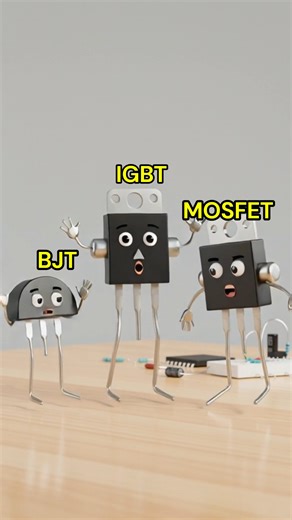 Learn EEE™ on Instagram: "IGBT Kya Hai? How it Works? IGBT stands for Insulated Gate Bipolar Transistor. It is a three-terminal power semiconductor device used primarily as a fast, high-efficiency electronic switch in power electronics, combining the insulated gate structure of a MOSFET with the high-current, low-saturation voltage capability of a BJT. Key details about IGBTs include: Terminals: Gate (G), Emitter (E), and Collector (C). Applications: Commonly used in renewable energy systems, tr