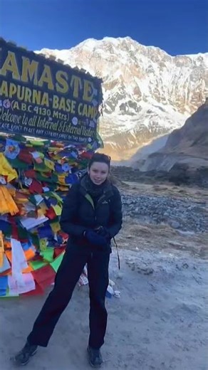 ABC trek experience by Australian client #trekkinginnepal
