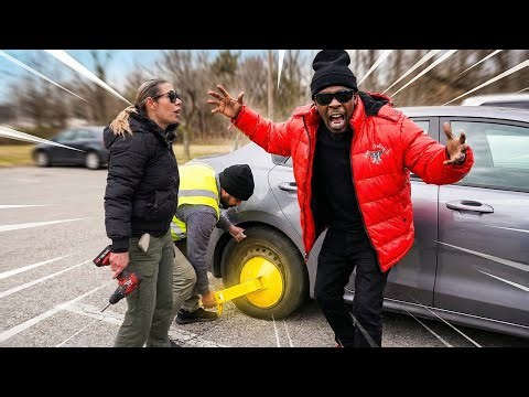 He Came Back to THIS… Car Booted for Unpaid Parking Tickets