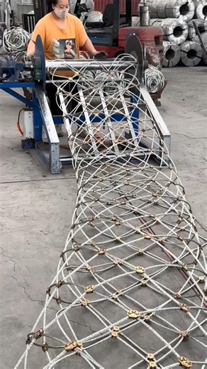 Automatic Wire Mesh Tube Weaving Machine | Flexible Steel Cable Net Production Process
