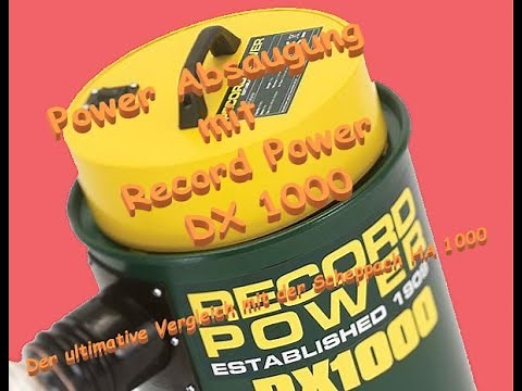 Absaugung boostern mit Record Power DX1000