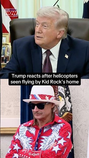 Trump reacts to viral Kid Rock video