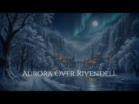 Rivendell Winter Night 🌌 8 Hours of Celtic Medieval Music for Sleep