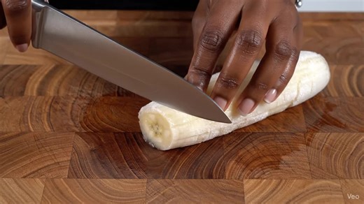 ASMR Satisfying Cutting Frozen banana. #odlysatisfying #trending #asmr #fyp #satisfying