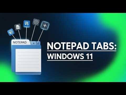 How To Use Tabs In Notepad Windows 11 Notepad Tabs Feature