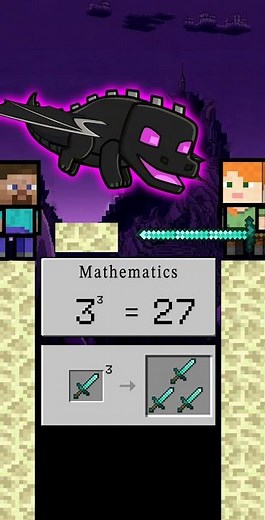 Mathematics vs. Minecraft Steve Plays Speedrun Short-Linear Equation