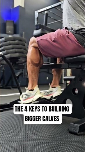 The 4 Keys To Building Bigger Calves | Workout Below 👇