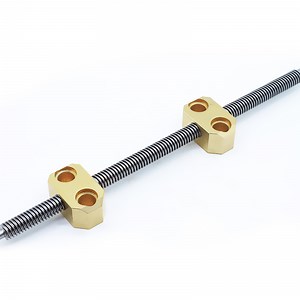 [Hot Item] Diameter 12mm Lead 5mm Tr12X5 Customized Trapezoidal Lead Screw