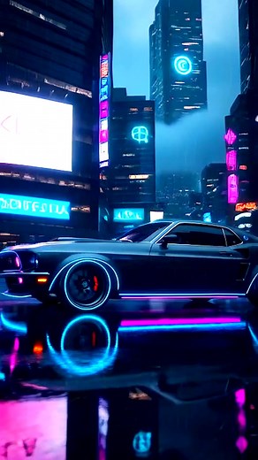 Stop Scrolling! This AI Cyberpunk Car Edit Is Next-Level 😳🔥 Witness the most insane AI-generated cyberpunk car animation! A classic Dodge brought to life inside a neon futuristic city — glowing outlines, cinematic reflections, and next-level AI editing. This reel blends: 🔥 Cyberpunk vibes 🚗 Muscle car aesthetic ⚡ Neon futuristic atmosphere 🎬 Cinematic AI animation If you love AI edits, car videos, futuristic visuals, neon cities, or next-gen animation… You’re going to LOVE this! Hit Like, S