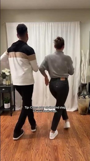 DAY 5 - Learn the Forward Cross Step on 2 - Beginners Bachata Footwork Tutorial