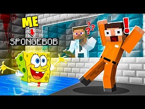 I Became SPONGEBOB in MINECRAFT! - Minecraft Trolling Video