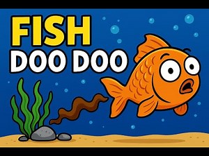 Baby Fish Doo Doo Doo | Cute Fish Family Dance | Nursery Rhyme for Children