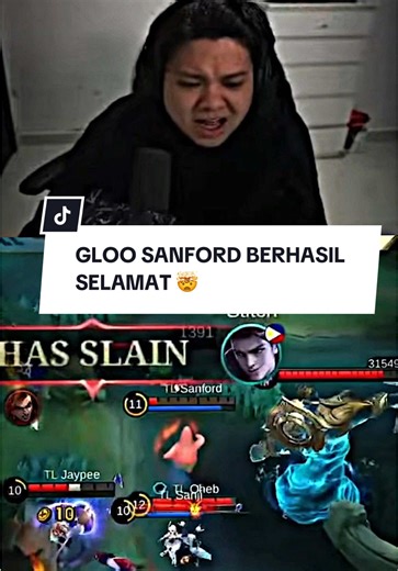Gloo Sanford's Incredible Save Reaction in Mobile Legends