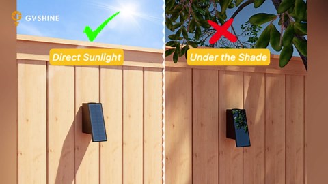 8 Pack Color Changing Solar Powered Fence Lights Outdoor Waterproof Wall Mount LED RGB Ambiance Lamps for Outside Patio, Deck, House, Pool Cage, Garden, Yard Decorative with 8 Colorful Lighting Modes