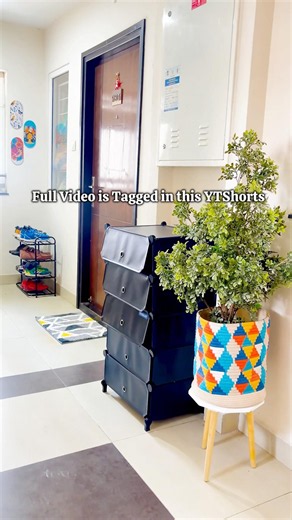 Entryway Makeover🎀 #homefinds #affordable #under500 #homedecor #organization #stylingtips #flipkart