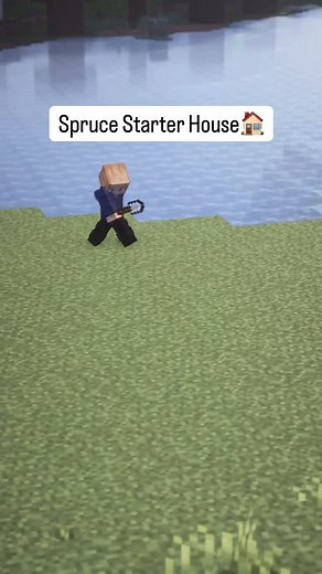 8.8K views · 2.2K reactions | Minecraft Spruce Starter House  Full tutorial on my YouTube ☀️Shaders: Complementary Texture: Jerm’s Better Leaves ️ - #minecraft #minecraftbuilds #minecraftinspiration #minecrafttutorial #minecraftideas | Gorillo | Facebook