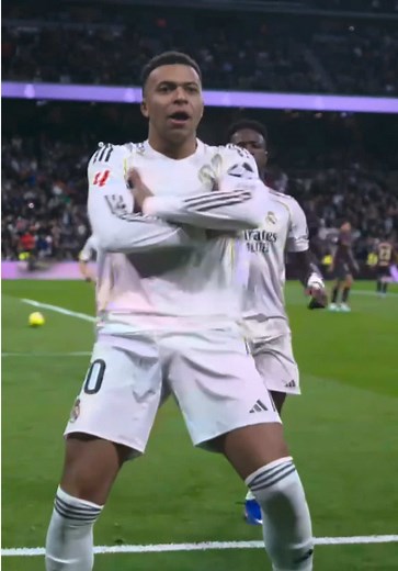 🤍🌟 Mbappé's CELEBRATION™️ #RealMadridLevanteUD #LALIGAEASPORTS #LALIGAHighlights #DeportesEnTikTok