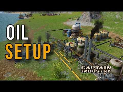 Setting Up Fuel Production for the First Time | Captain of Industry Ep 2