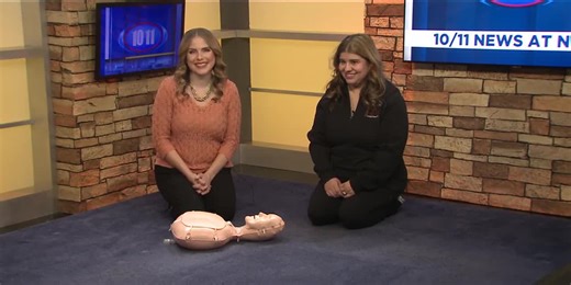 CPR demonstration for American Heart Month