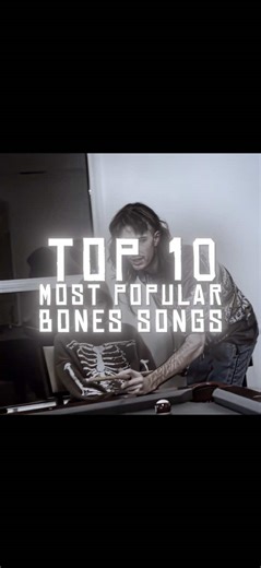 Top 10 Most Popular BONES Songs (Spotify Streams Only) - This list does not include streams from other platforms. Which one is your favorite? 👇 #bones #teamsesh #teamseshbones #fyp #viral